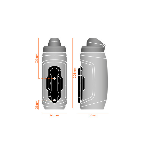 Fidlock Twist 590 磁力水壺 (連底座)