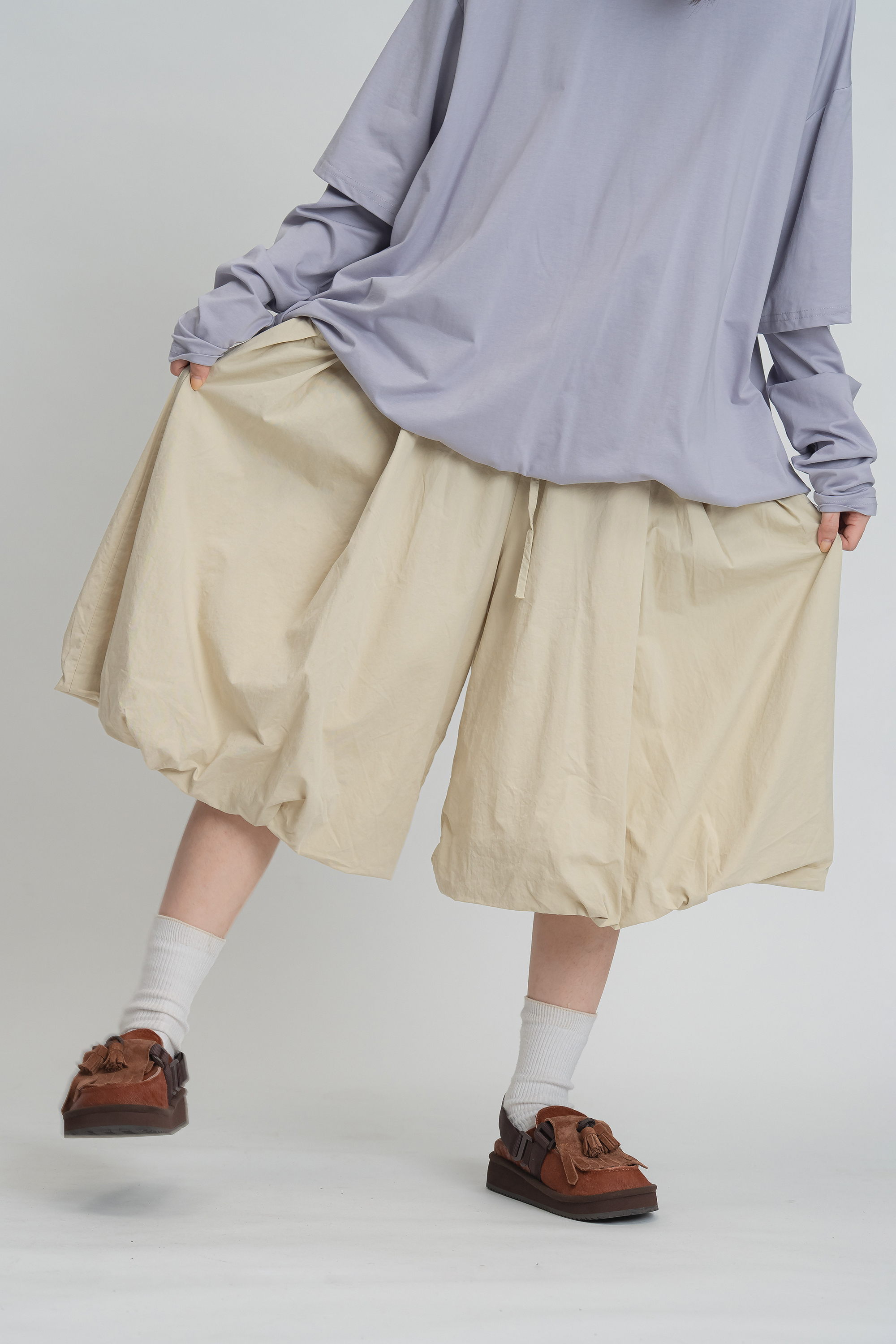 日日小花苞七分褲 4色