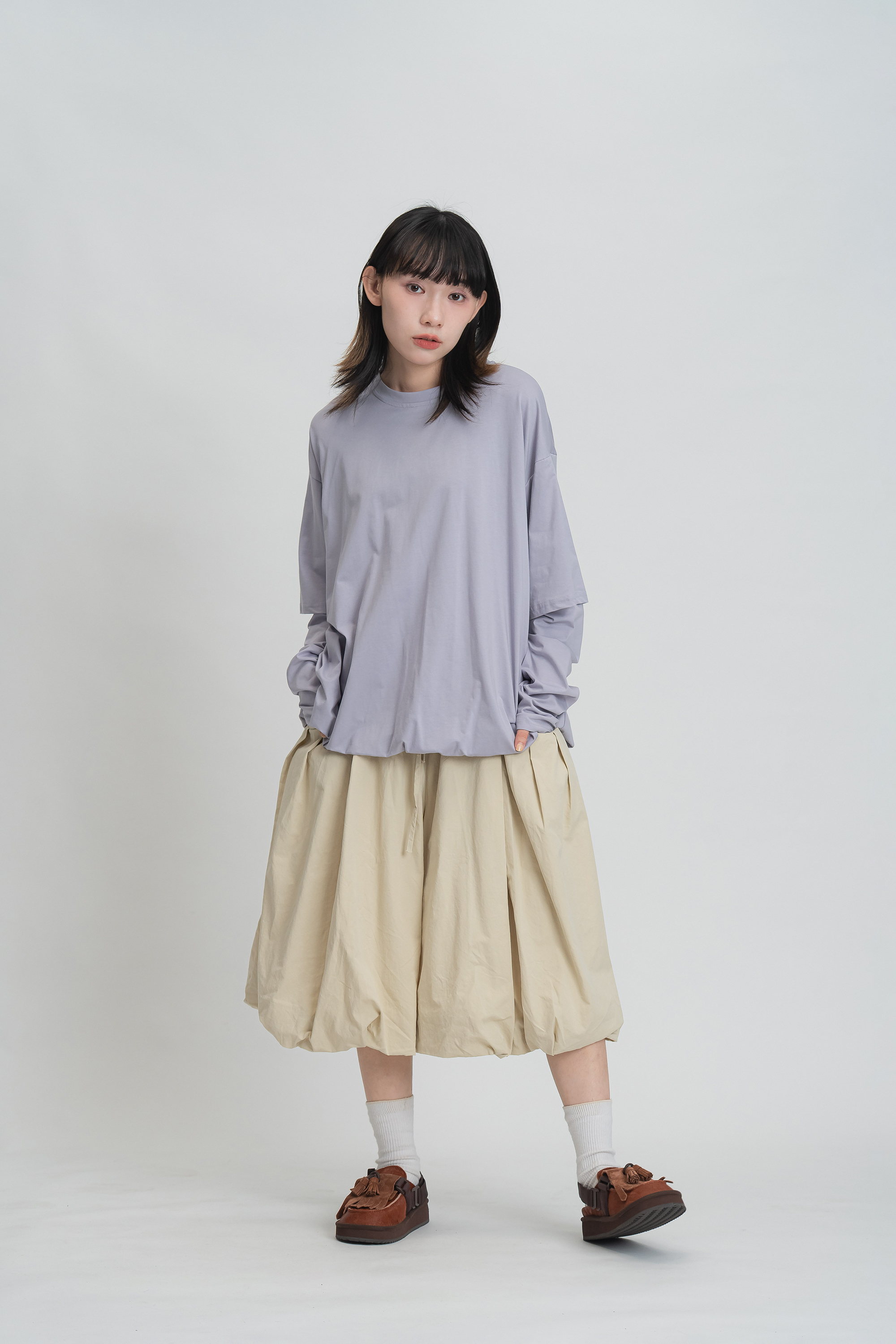 日日小花苞七分褲 4色