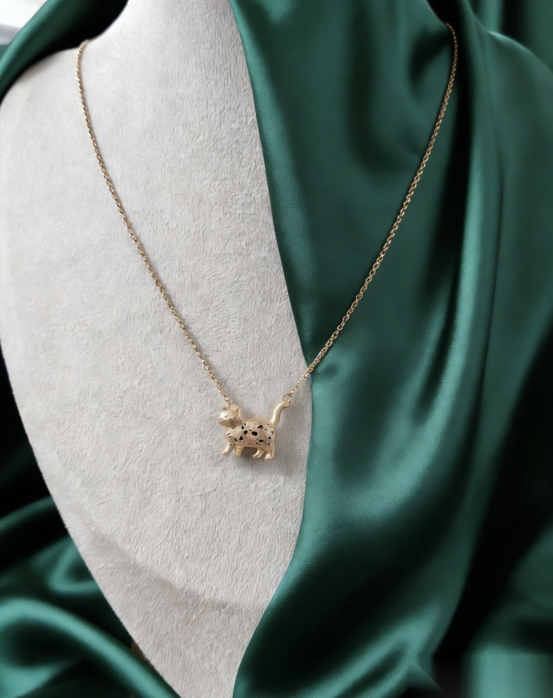 (AO1) 小貓項鏈 S925厚銀  - #X0254701 #AP2604