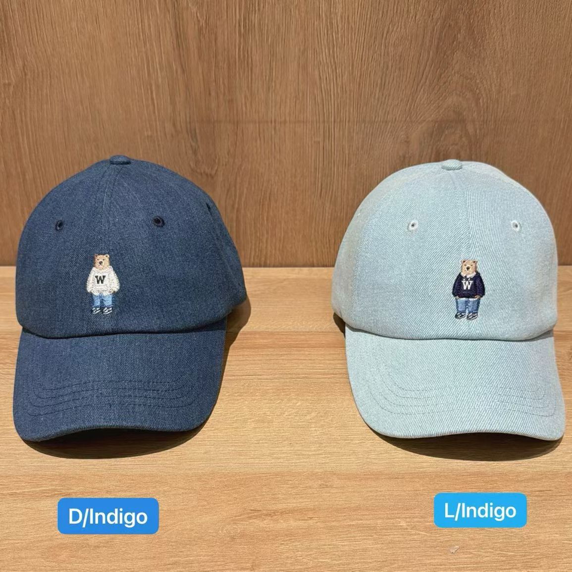 【WHO.A.U】Steve Denim Ball Cap (G221-G222)