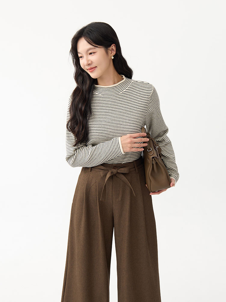 OH!HER 親膚微領針織上衣