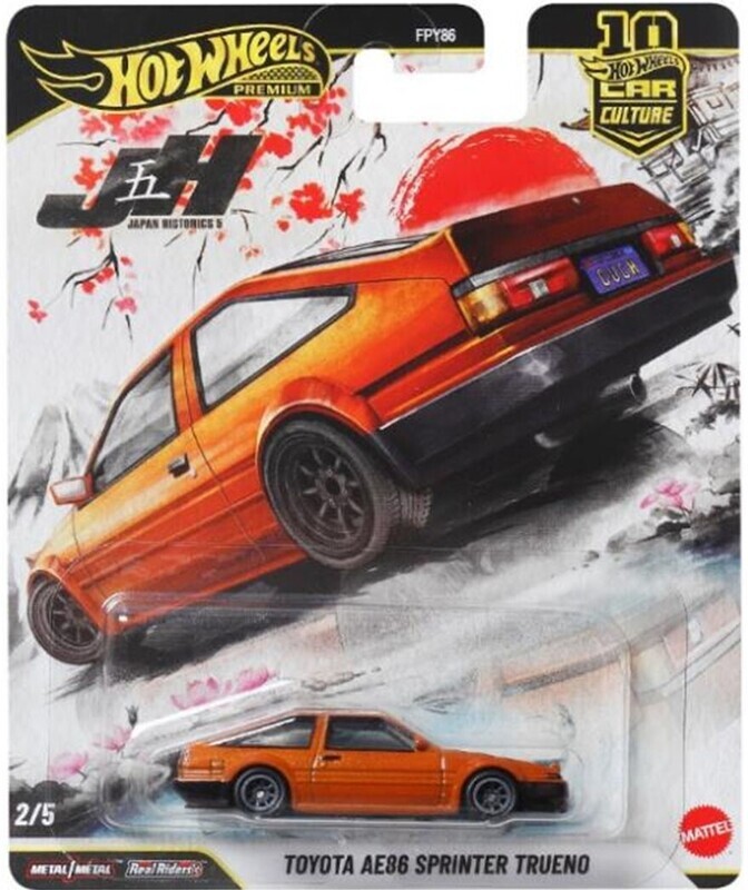 Hot wheels 代理版 JKF10-9866 汽車文化 豐田 AE86 Sprinter Trueno