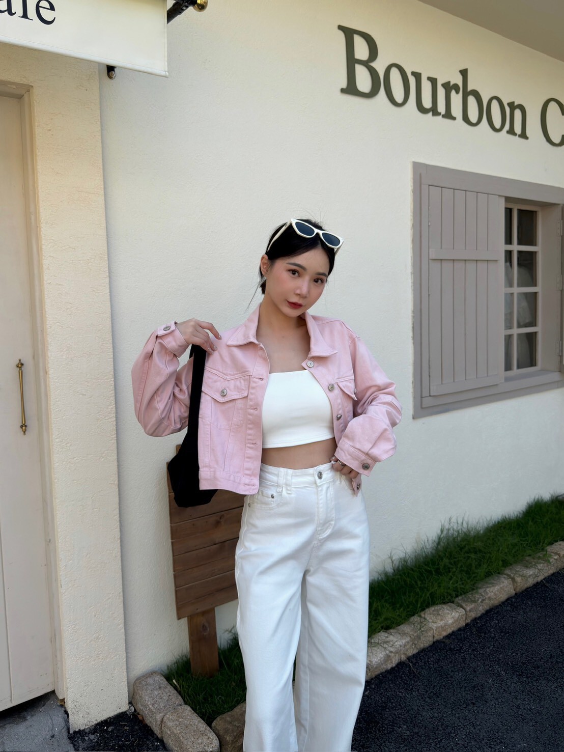 自留款低飽和短版牛仔外套