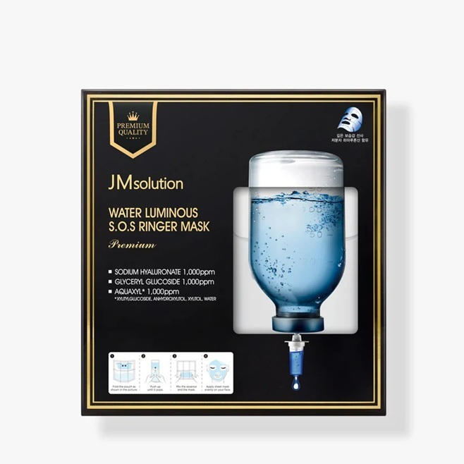 [K] JM JMSOLUTION WATER LUMINOUS S.O.S RINGER MASK PREMIUM, 8809794735165 (KJM10)
