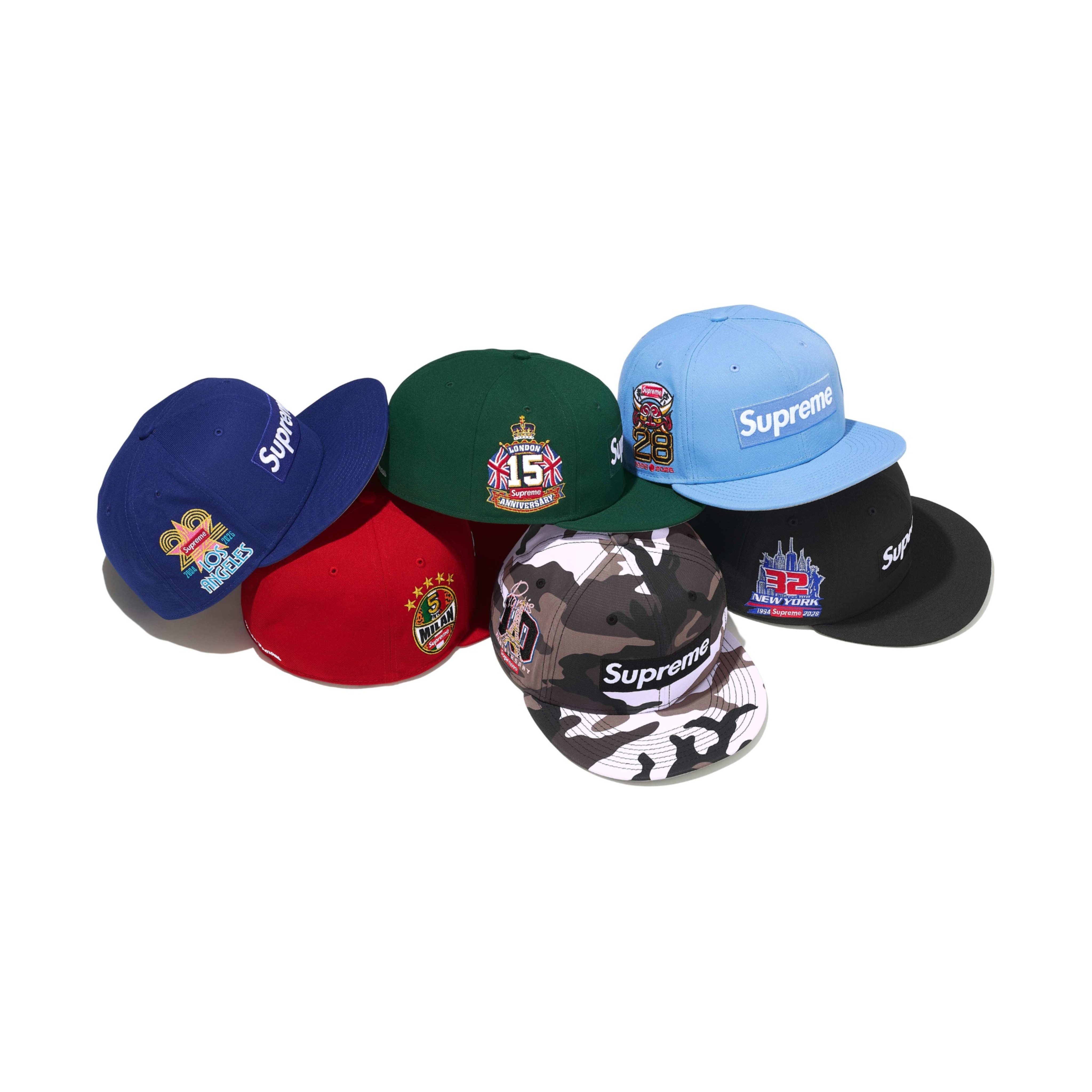 2026SS SUPREME SHOP ANNIVERSARY BOX LOGO NEW 城市 限定 全封帽 帽子 棒球帽 現貨