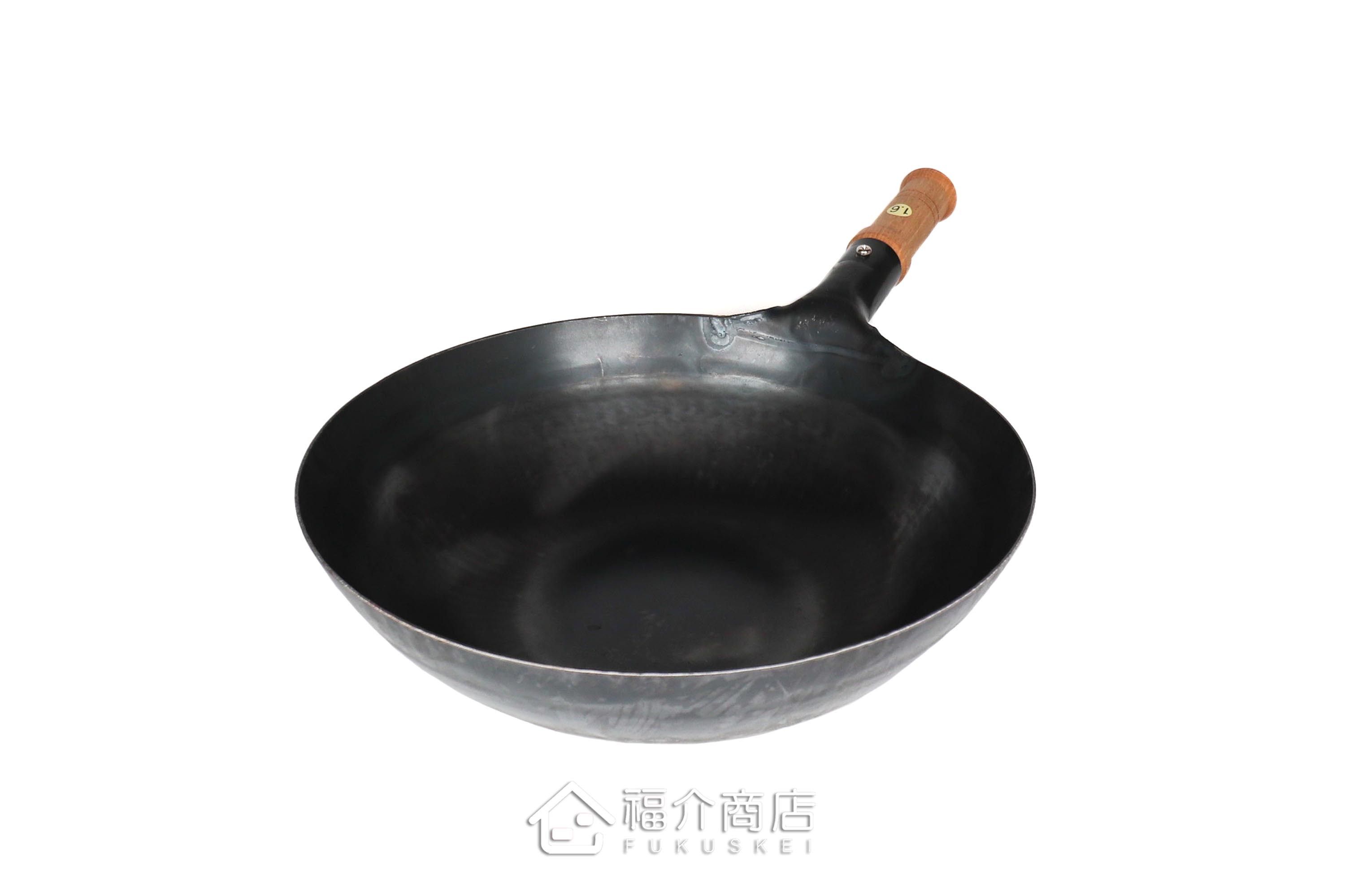 木柄平底30cm鐵鍋