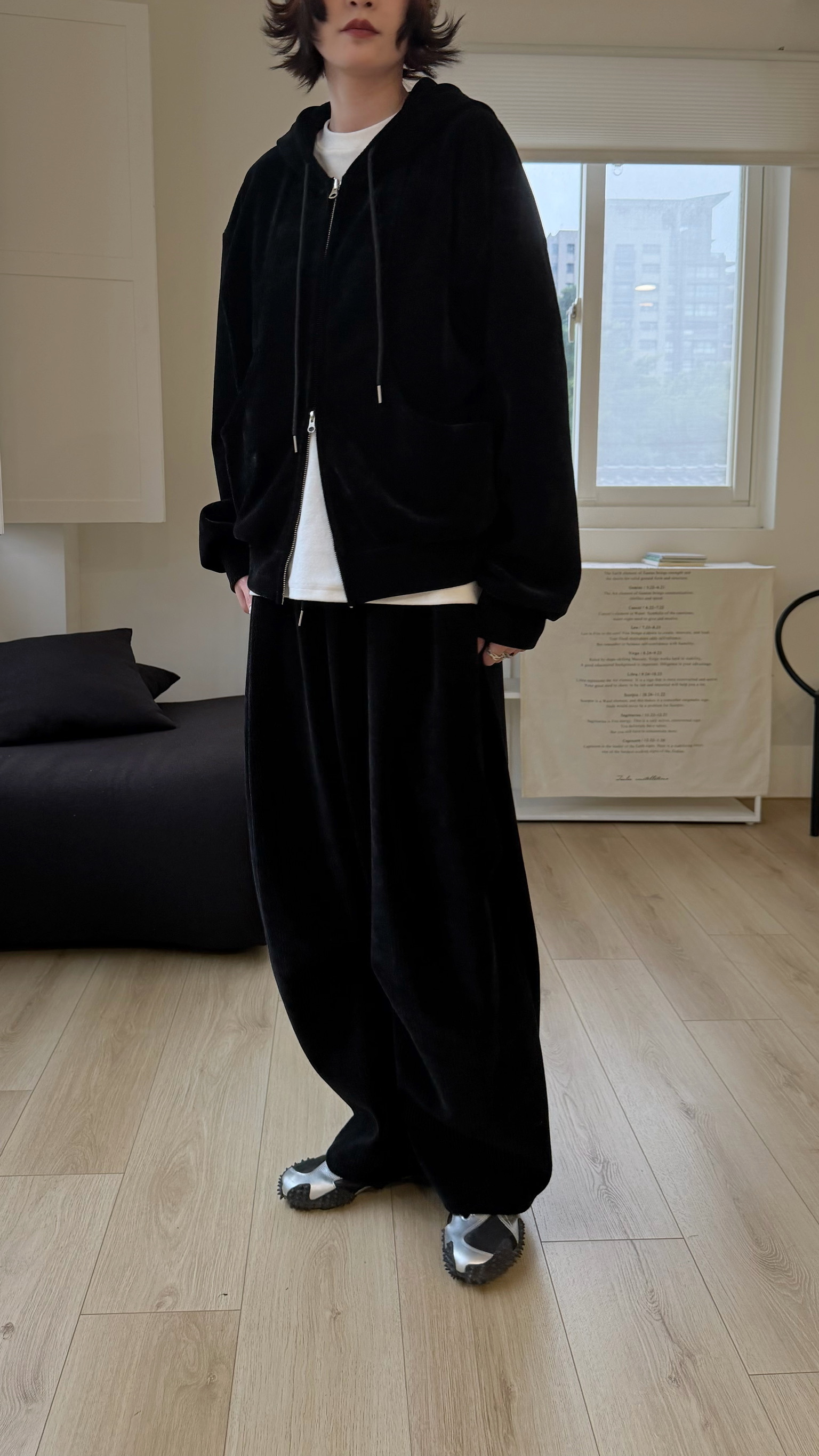 絨面降落傘棉褲