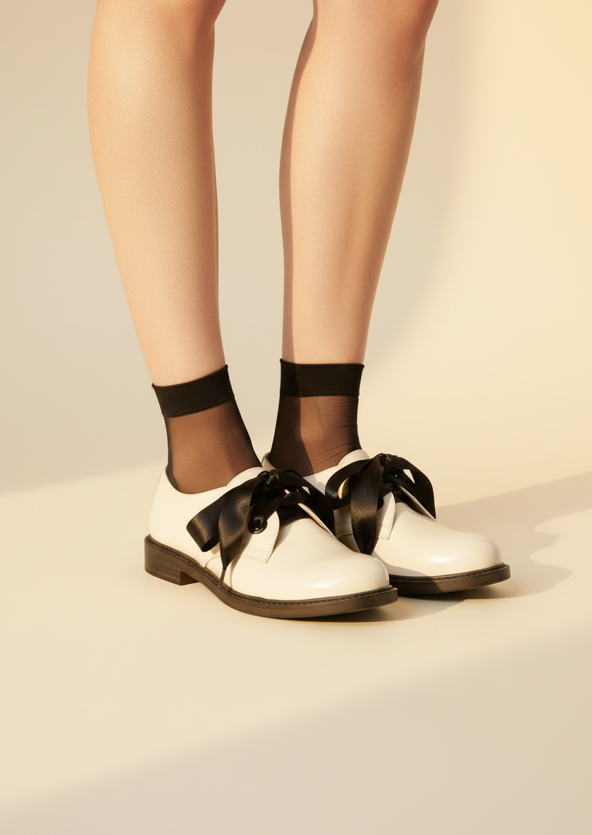 Ribbon Ox 寬楦中性樂福鞋