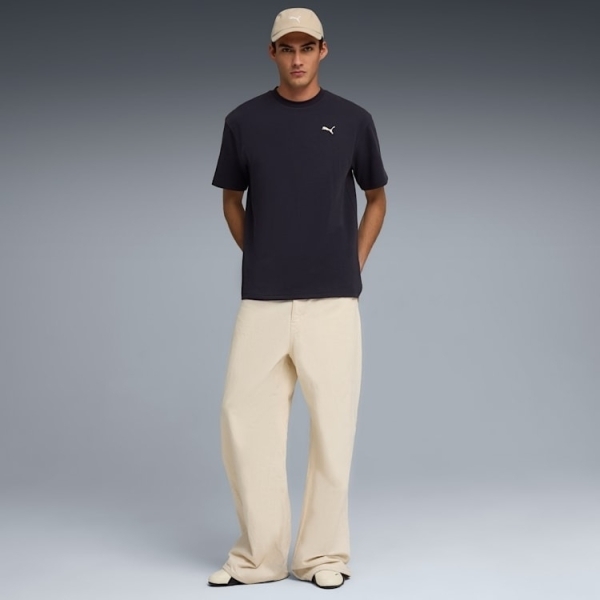 PUMA 短T 基本系列 ESS ELEVATED 深藍 寬鬆 短袖 T恤 男 69201816