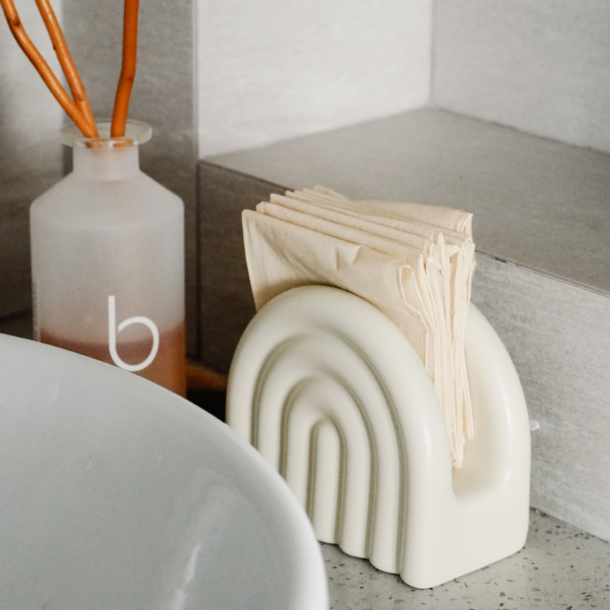 彩虹造型陶瓷紙巾架 預購