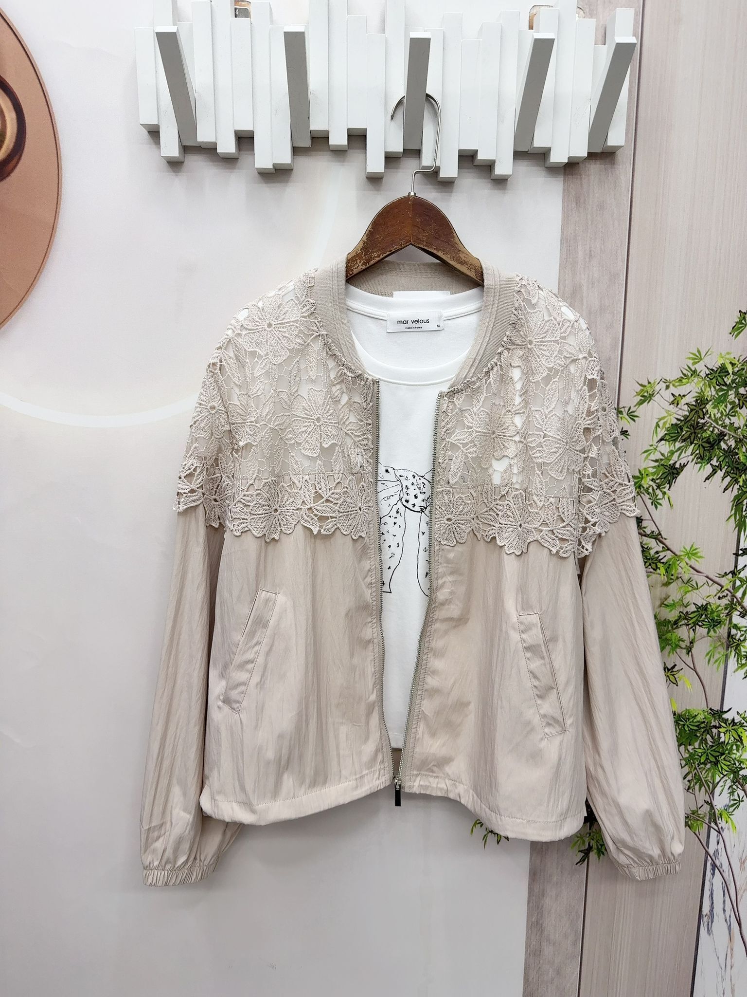 Mar 通花拼布外套~150C