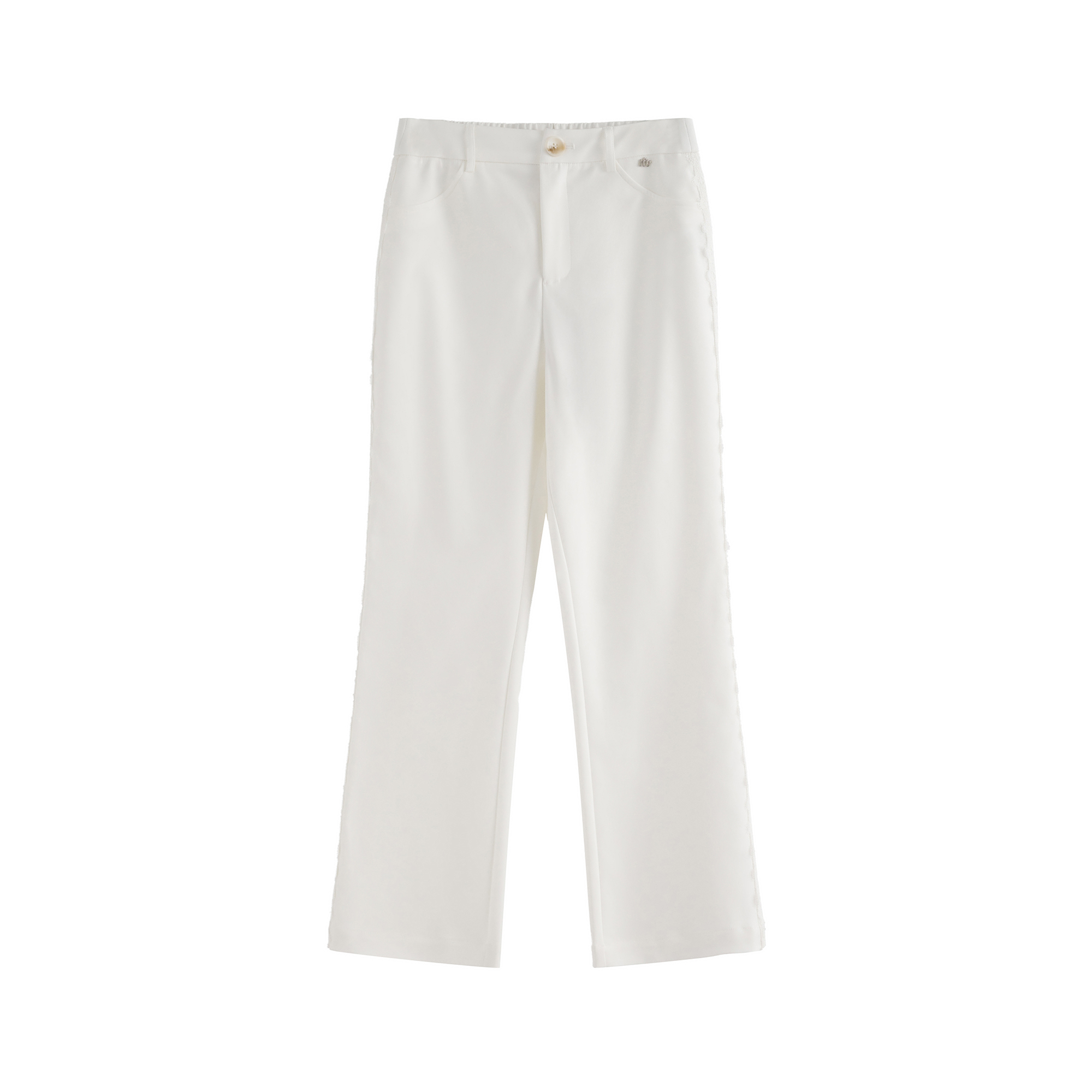 mi-tu 蕾絲邊緊身西裝褲