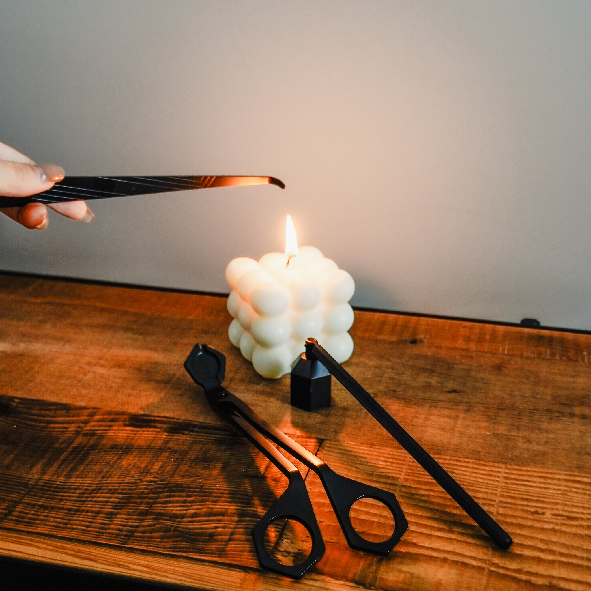 香薰蠟燭工具三件套組