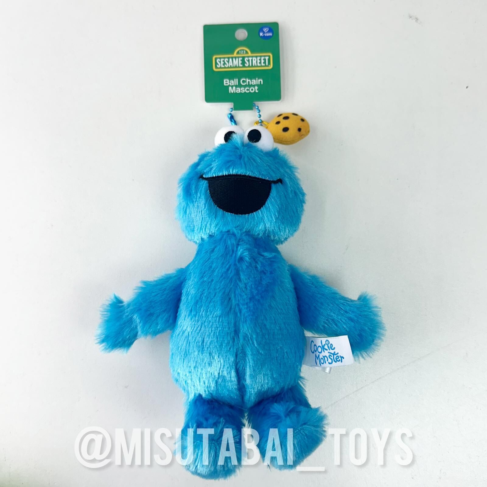 Sesame Street Ball Chain Mascot Keychain Cookie Monster
