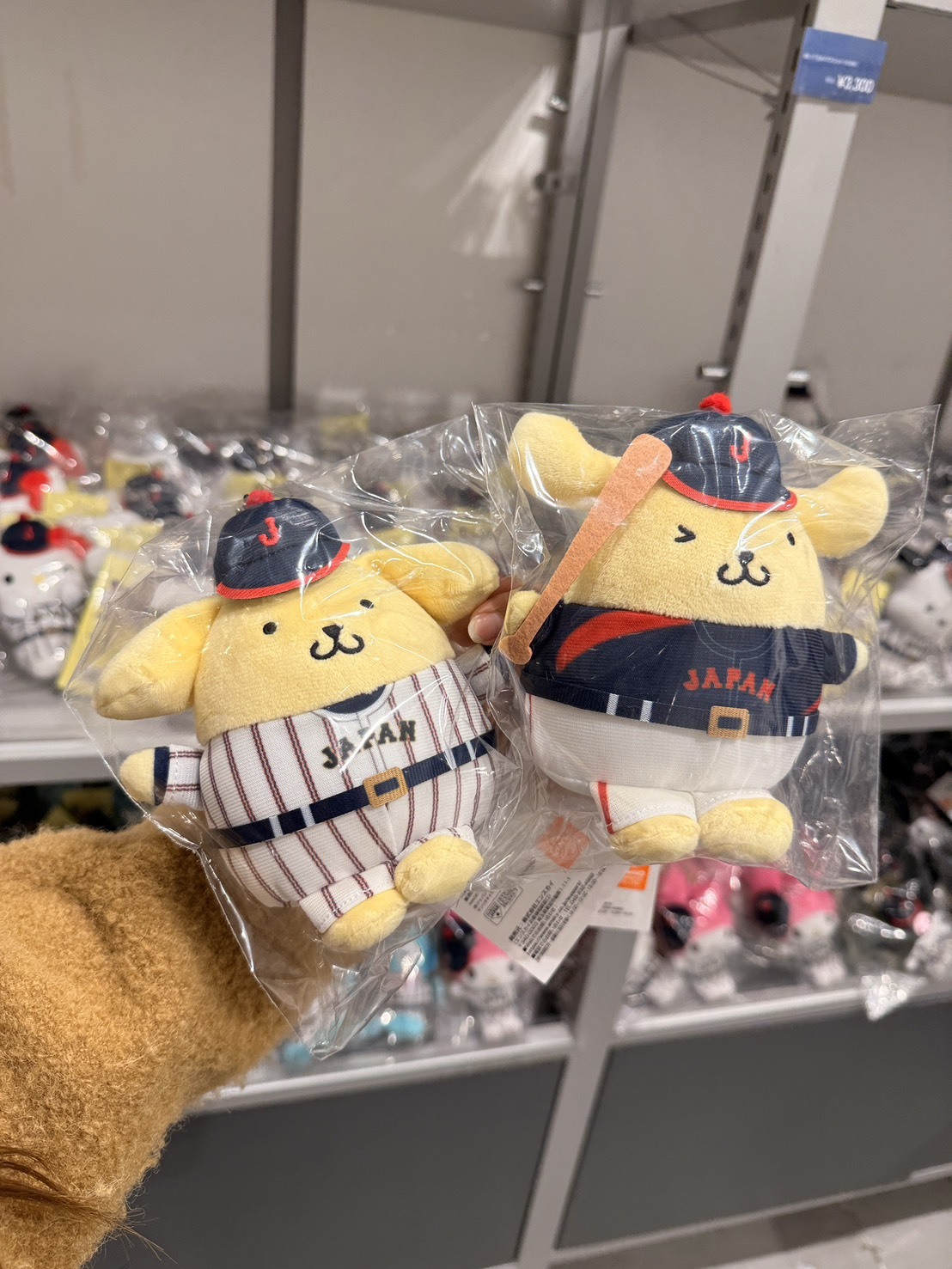 <限時三天只要$999!!>日本限定 三麗鷗 棒球 日本隊 娃娃 吊飾