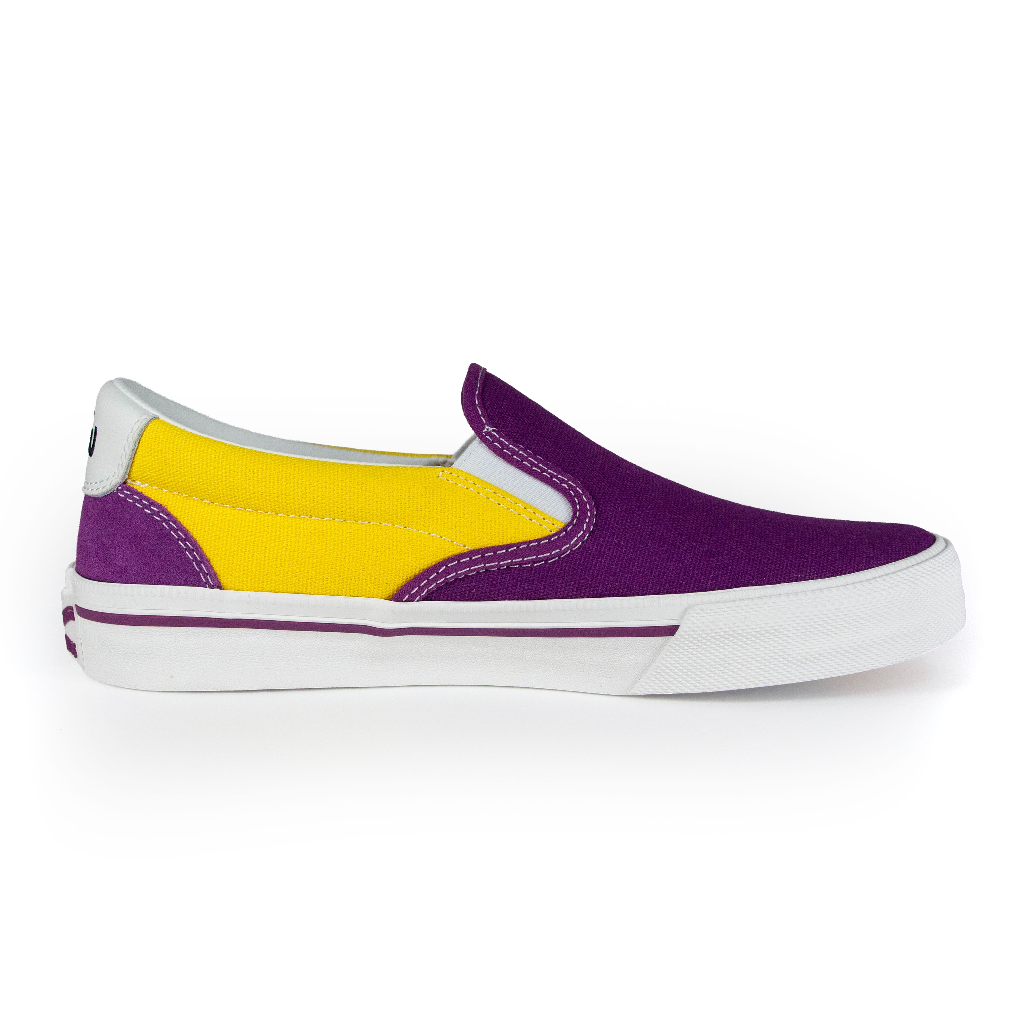 oddSEESAW SLIP ON - PURPLE/YELLOW CVS