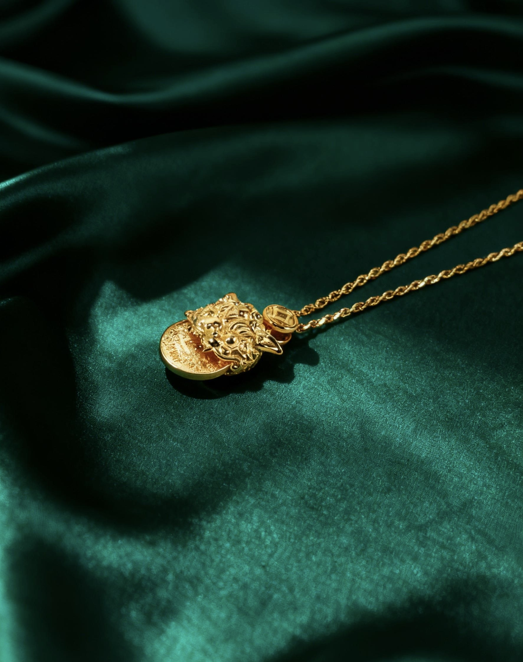 (AG1) 天祿項鏈 S925復古金- #X0243303 #AP2604