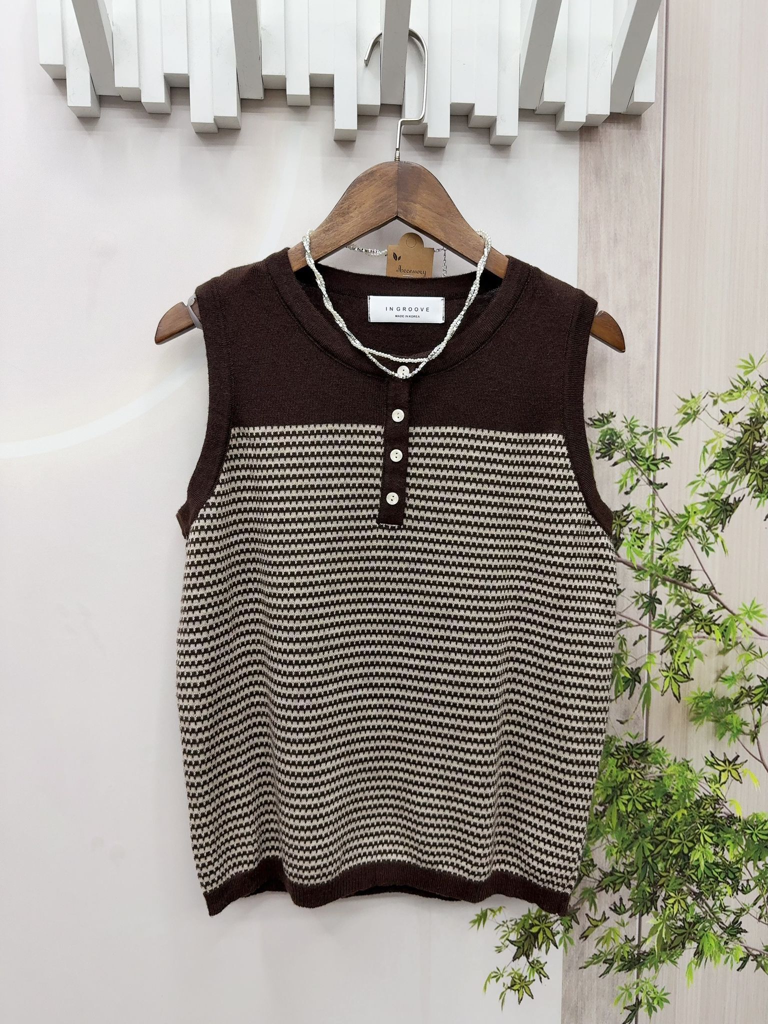 lngroove 薄針織打底or單著背心~150G