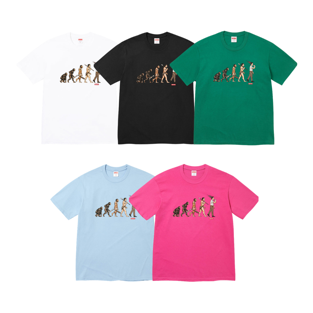 2026SS SUPREME EVOLUTION TEE 演變 進化 短T 現貨