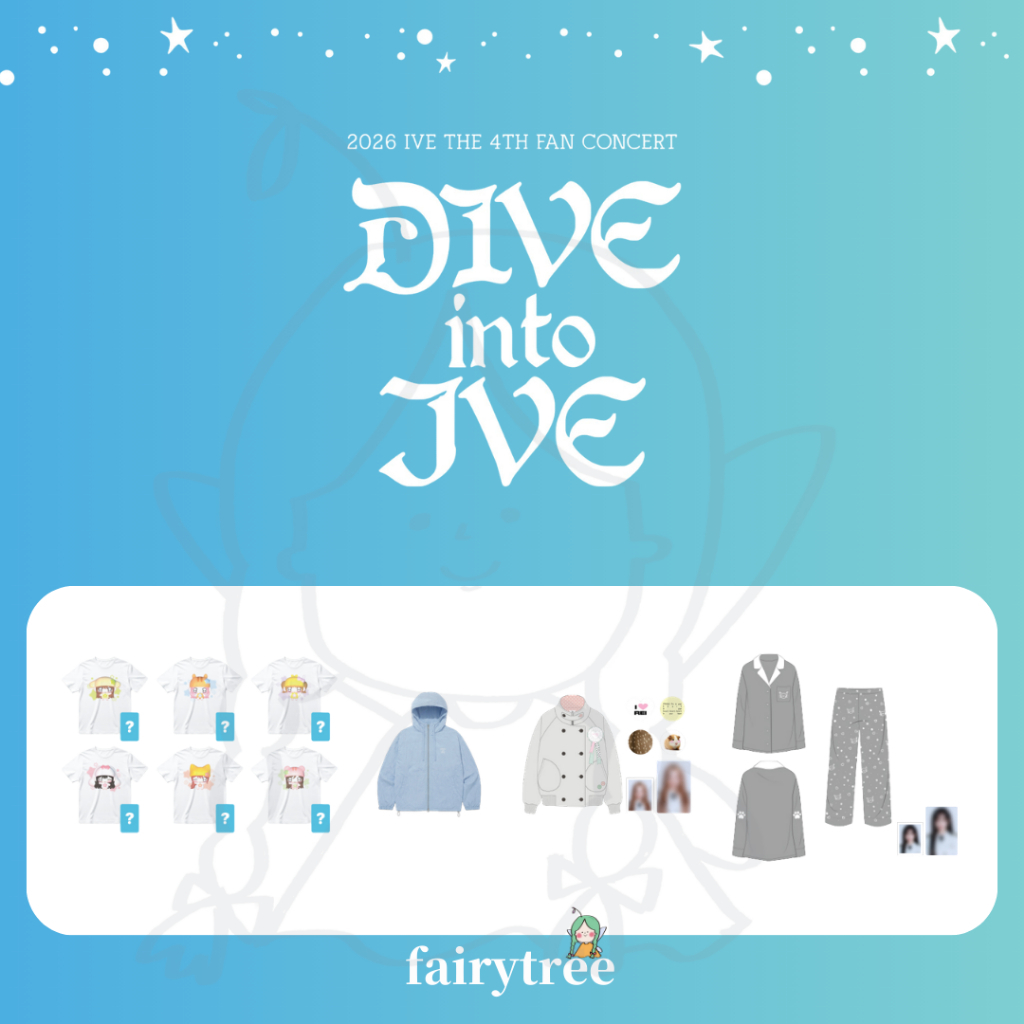 線上預購 IVE ' DIVE into IVE ' 2026 4TH FAN-CON 官方周邊 賣場三