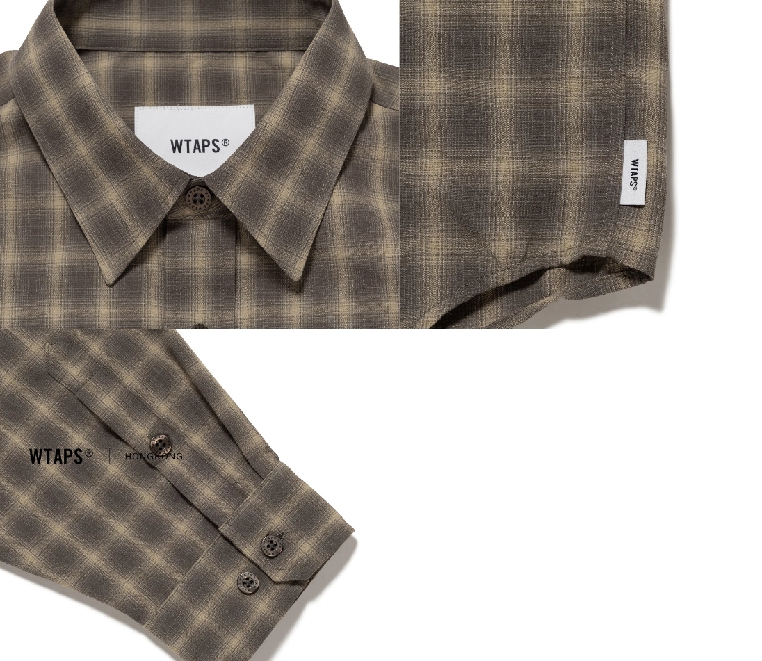 現貨|WTAPS TXT 01 / LS / POLY. BROADCLOTH. TEXTILE. OF 261TQDT-SHM01