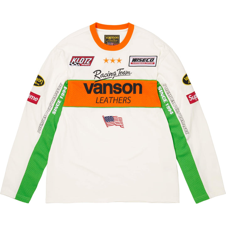 2026SS SUPREME VANSON L/S TOP 聯名賽車長T 現貨