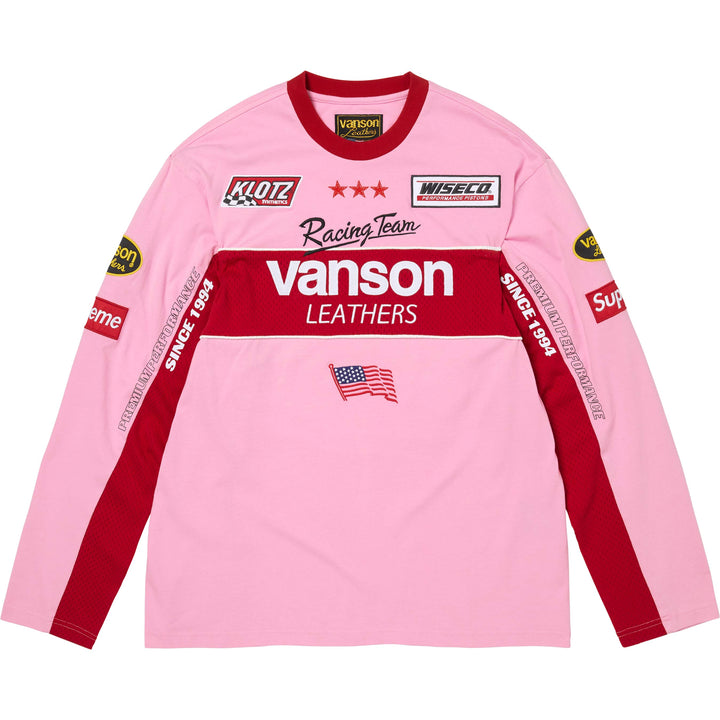 2026SS SUPREME VANSON L/S TOP 聯名賽車長T 現貨