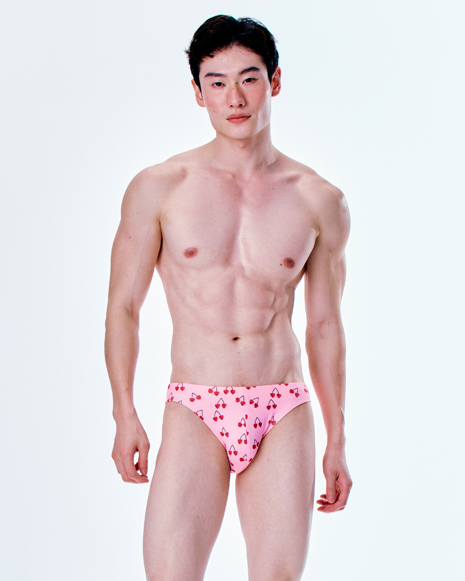 【櫻桃甜心】Saxon 男性低腰三角泳褲