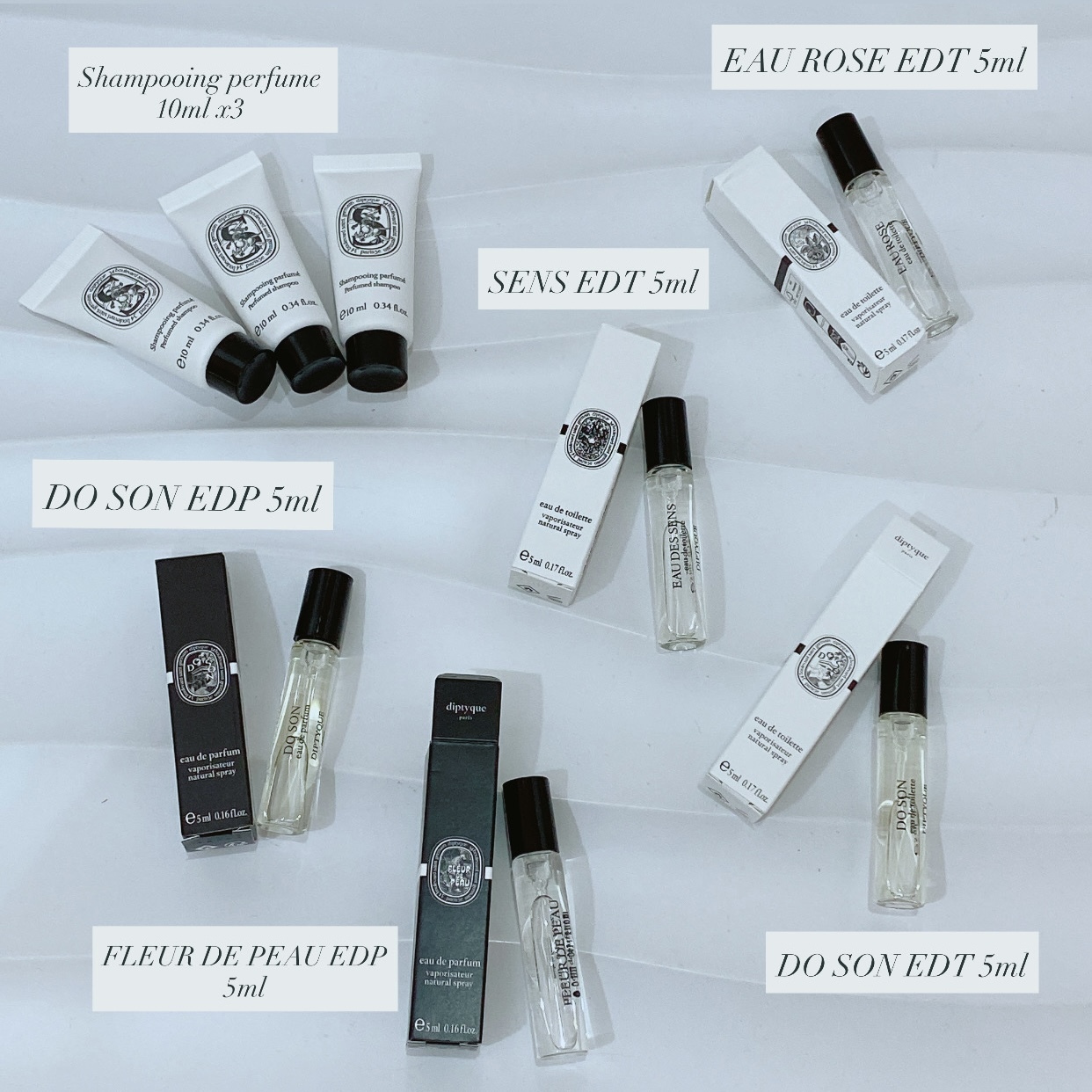 Diptyque 香水/Body SAMPLE (EDT,EDP,HAND)