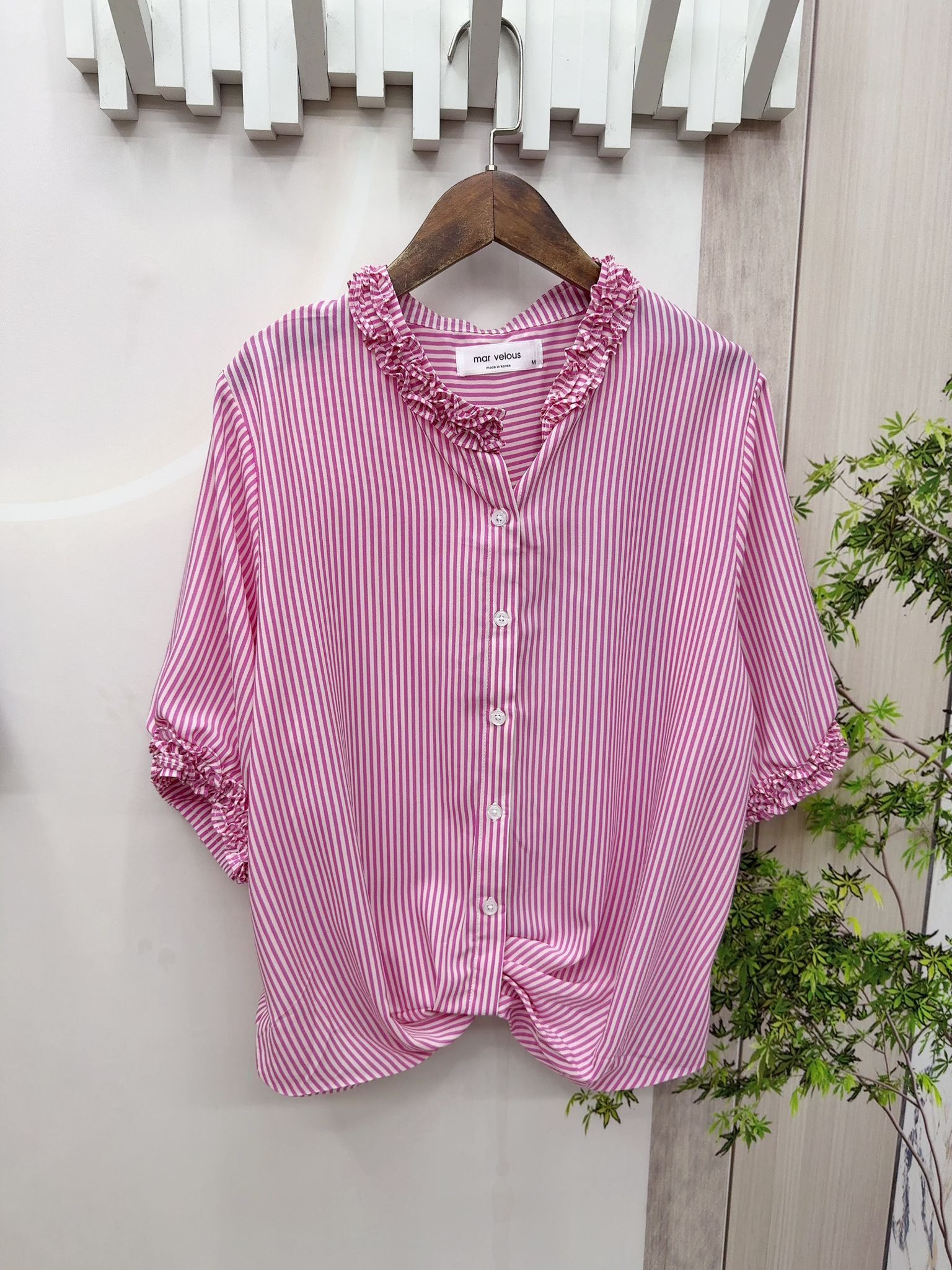 Mar 雪紡料直條top~150M