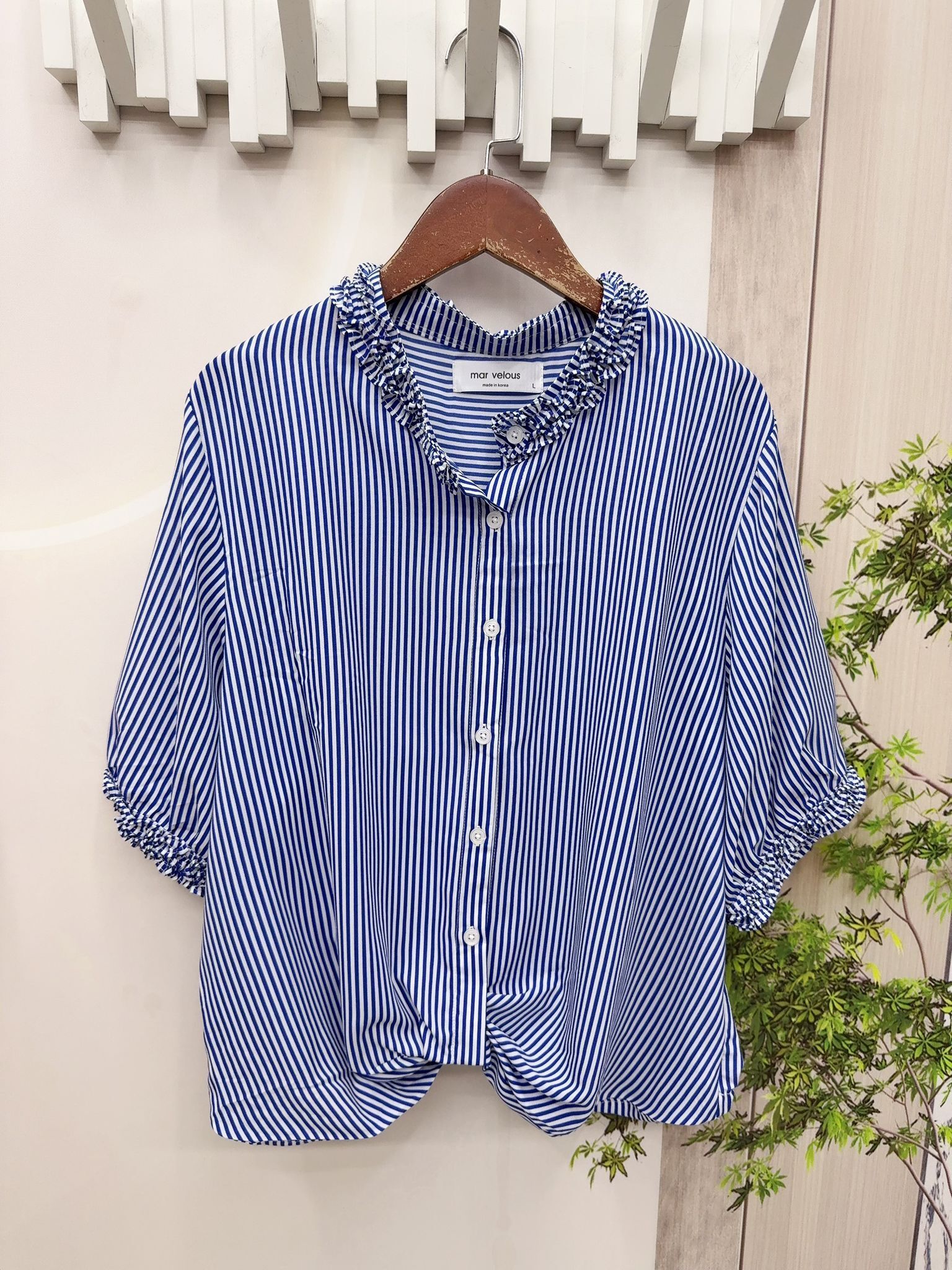 Mar 雪紡料直條top~150M