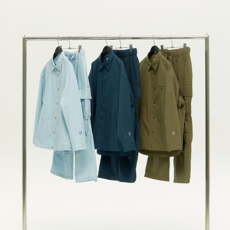 ooowl SHIRTS JACKET LOVE  BULE