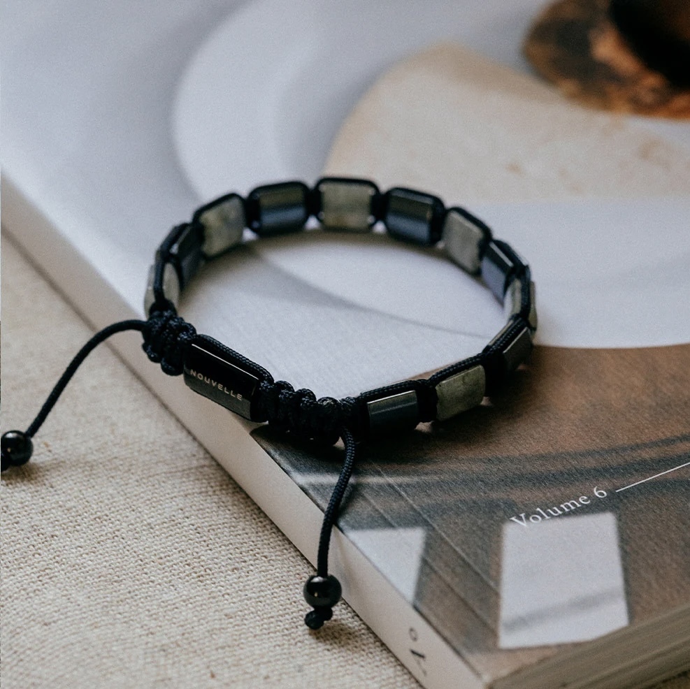 Nouvelle APHRODITE 拉長石 x 赤鐵礦手鍊