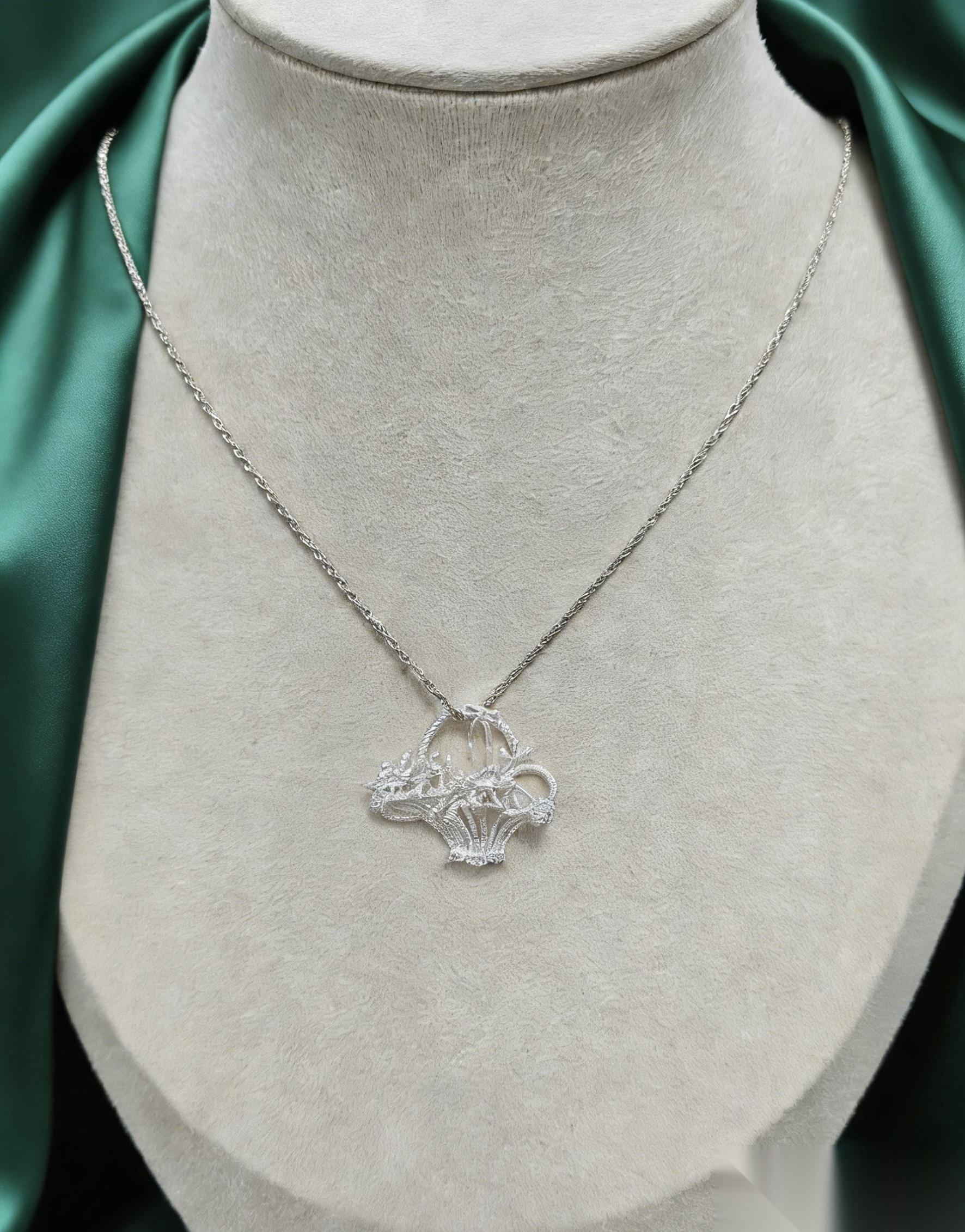 (AM1) 花間意 項鏈 S925厚銀- #X0253101 #AP2604