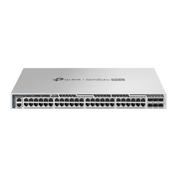 TP-Link S6500-48MPP6Y Omada Pro 48口 2.5G L3 可堆疊 PoE++ 交換器｜6×25G SFP28｜最高 1484W PoE