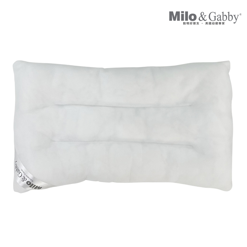 Milo&Gabby美國 動物好朋友-3D超透氣網狀寬版大枕心|超長寬枕|透氣舒適|立體支撐|安全認證棉|