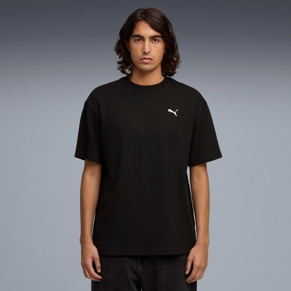 PUMA 短T 基本系列 ESS ELEVATED 黑 寬鬆 短袖 T恤 男 69201801