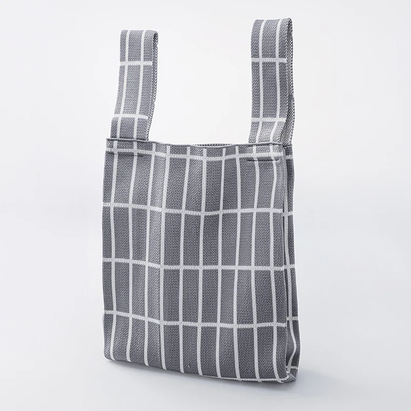 SP 針織手提袋/灰