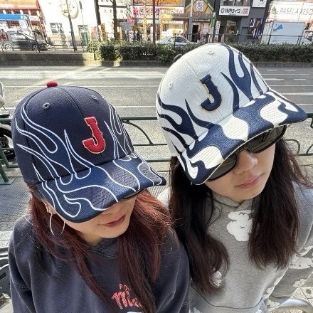 WBC  X 日本武士隊 X NEW ERA 9FORTY FLAME 經典賽 火焰刺繡 LOGO  海軍藍 白 老帽