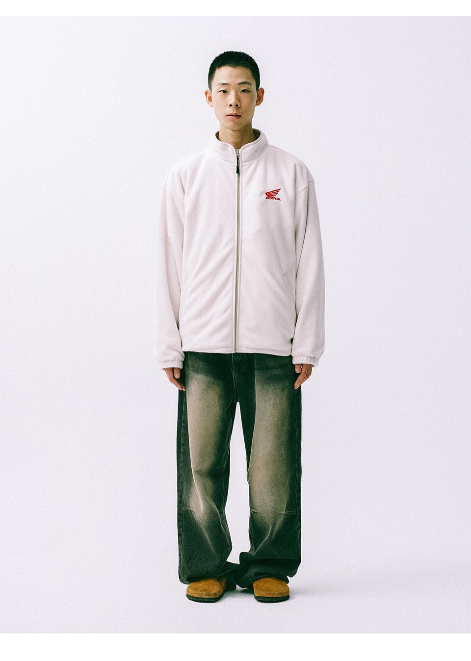 【預購】K031351 HONDA X PHYPS Dept 小翅膀鉚釘連帽拉鍊外套