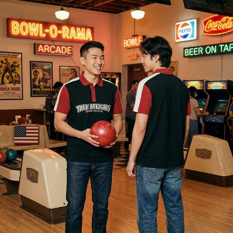 【預購】TRUE RELIGION H031302 三色拼接寬鬆保羅衫