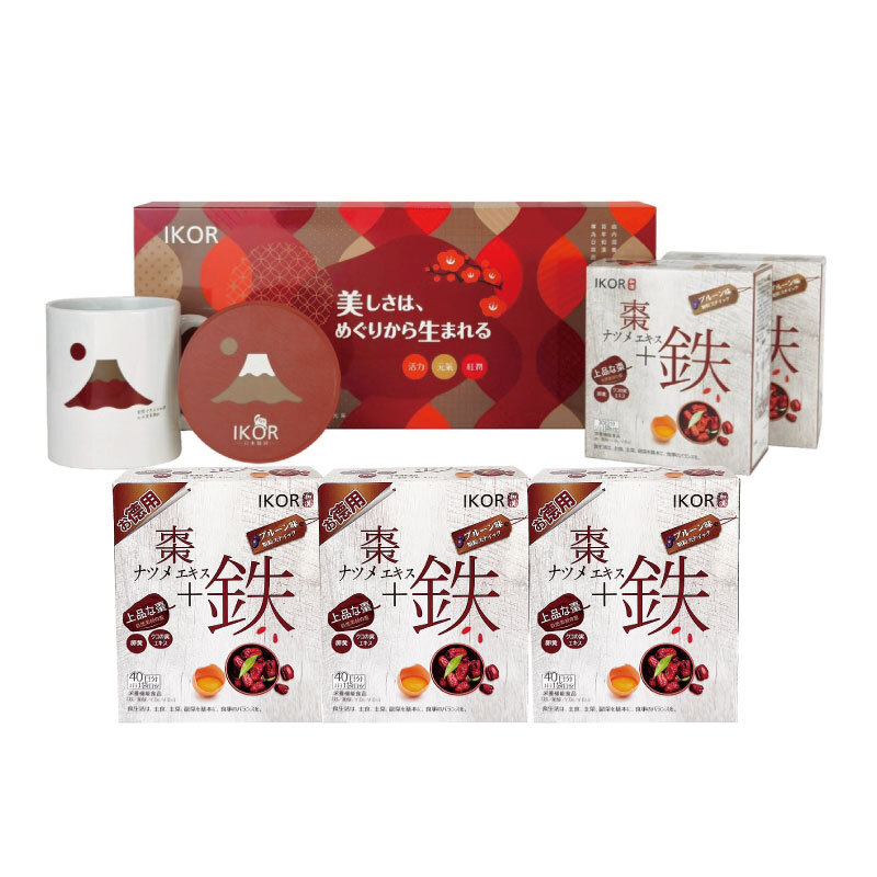IKOR 和漢氣巡棗鐵顆粒30包x2盒+棗到紅運杯套組x1+棗鐵40包x3盒