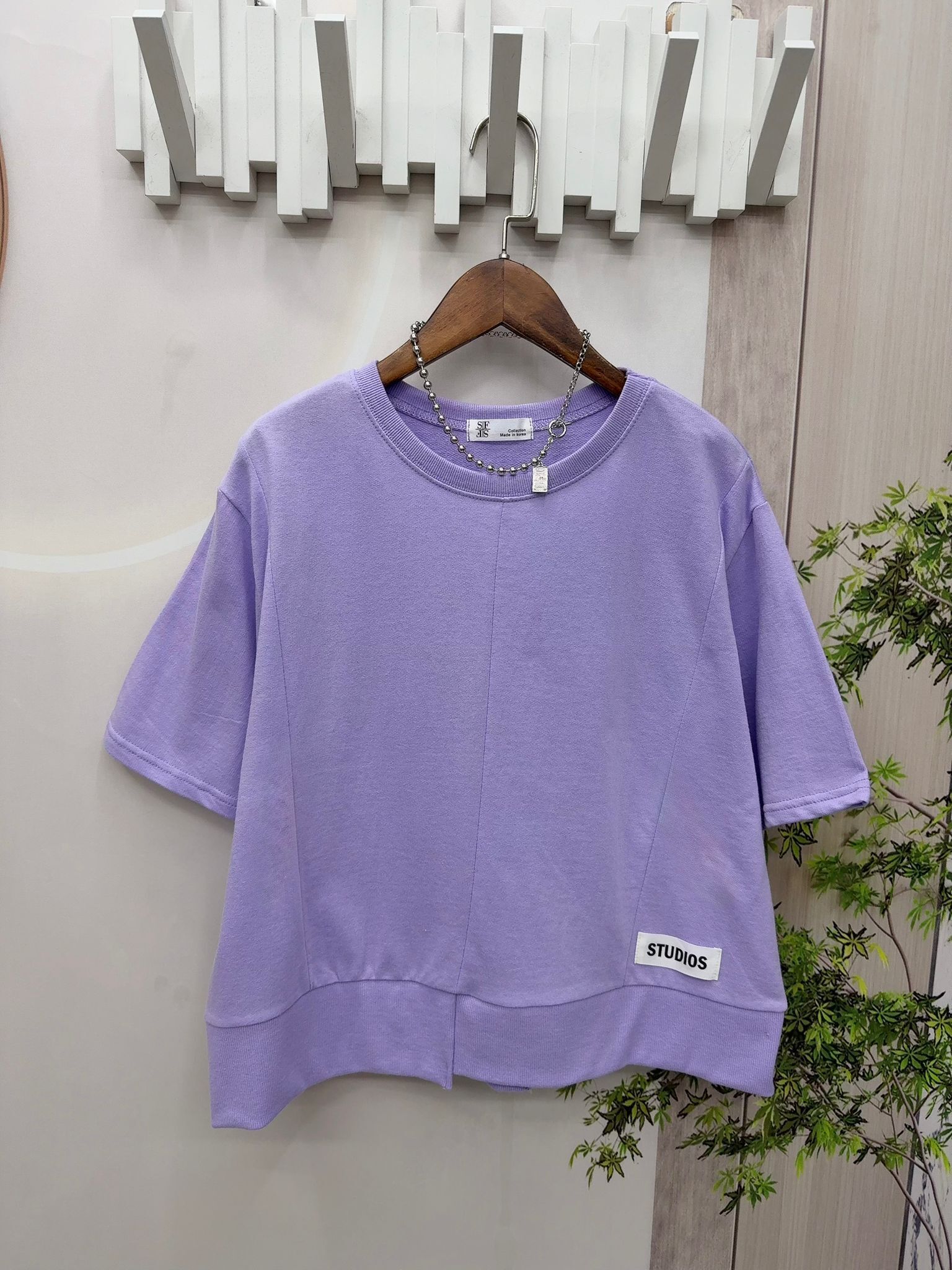 韓國高質糖果色淨色top~150U