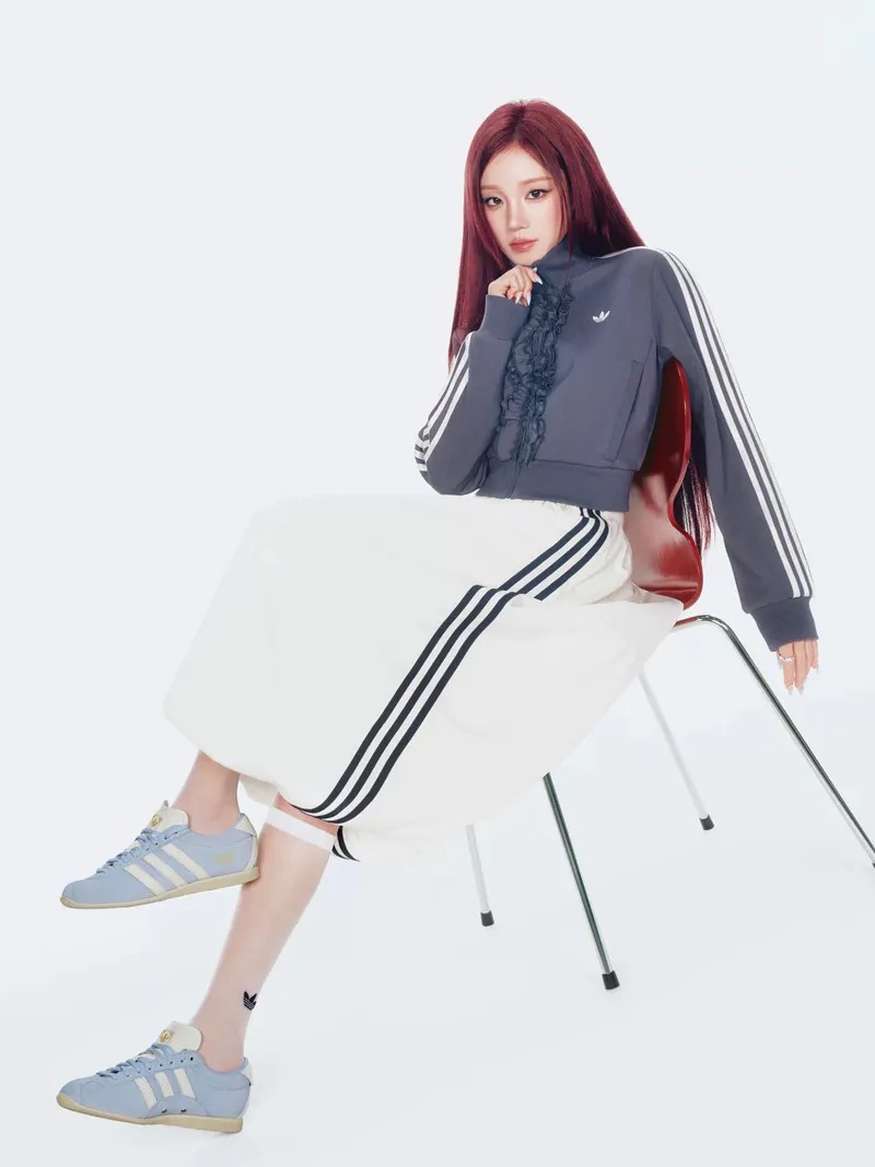 女款 ADIDAS BALLOON L SK 黑色 白色 宋雨琦同款 蓬鬆 三葉草 半身裙 雲朵裙 蓬蓬裙 花苞裙 長裙【KC8088/KE3441】ADLP