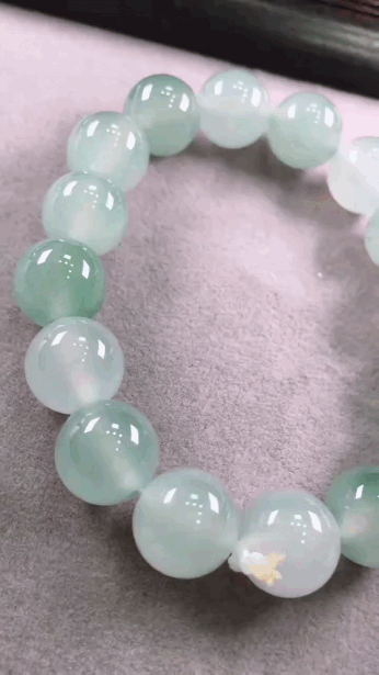 37337 翡翠手串 (13mm直徑)