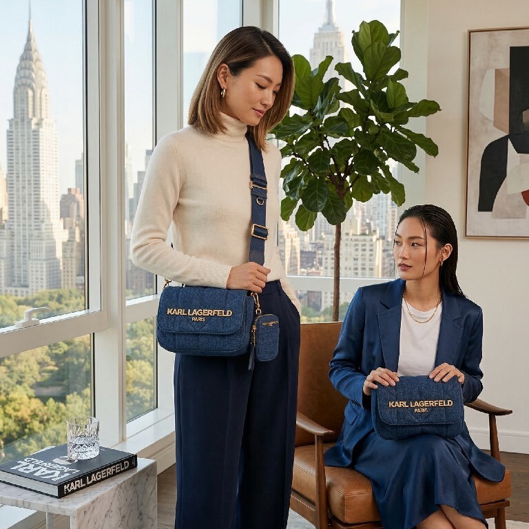 【預購】Karl Lagerfeld Paris H031304 經典簡約斜揹相機包