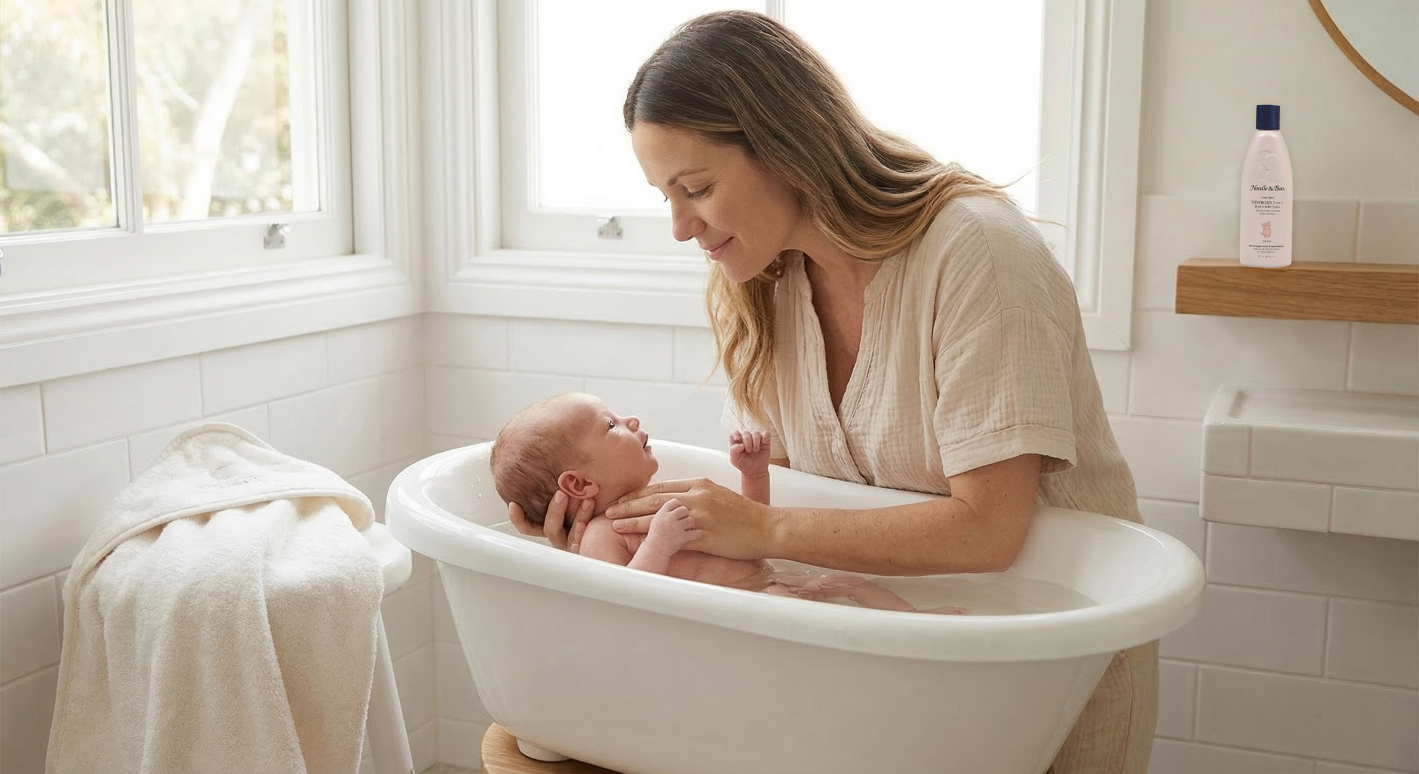 新生兒洗澡方式 how to bathe a newborn baby