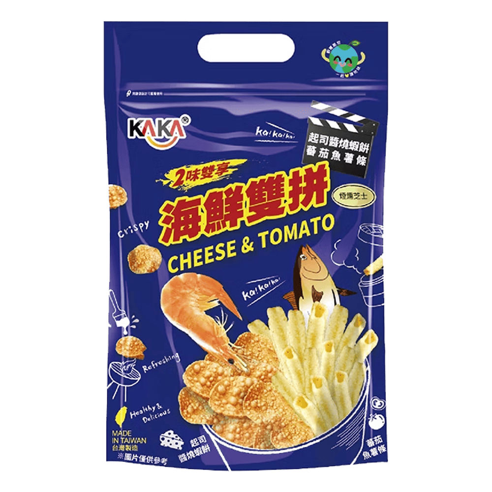 【KAKA】海鮮雙拼餅乾60g/包