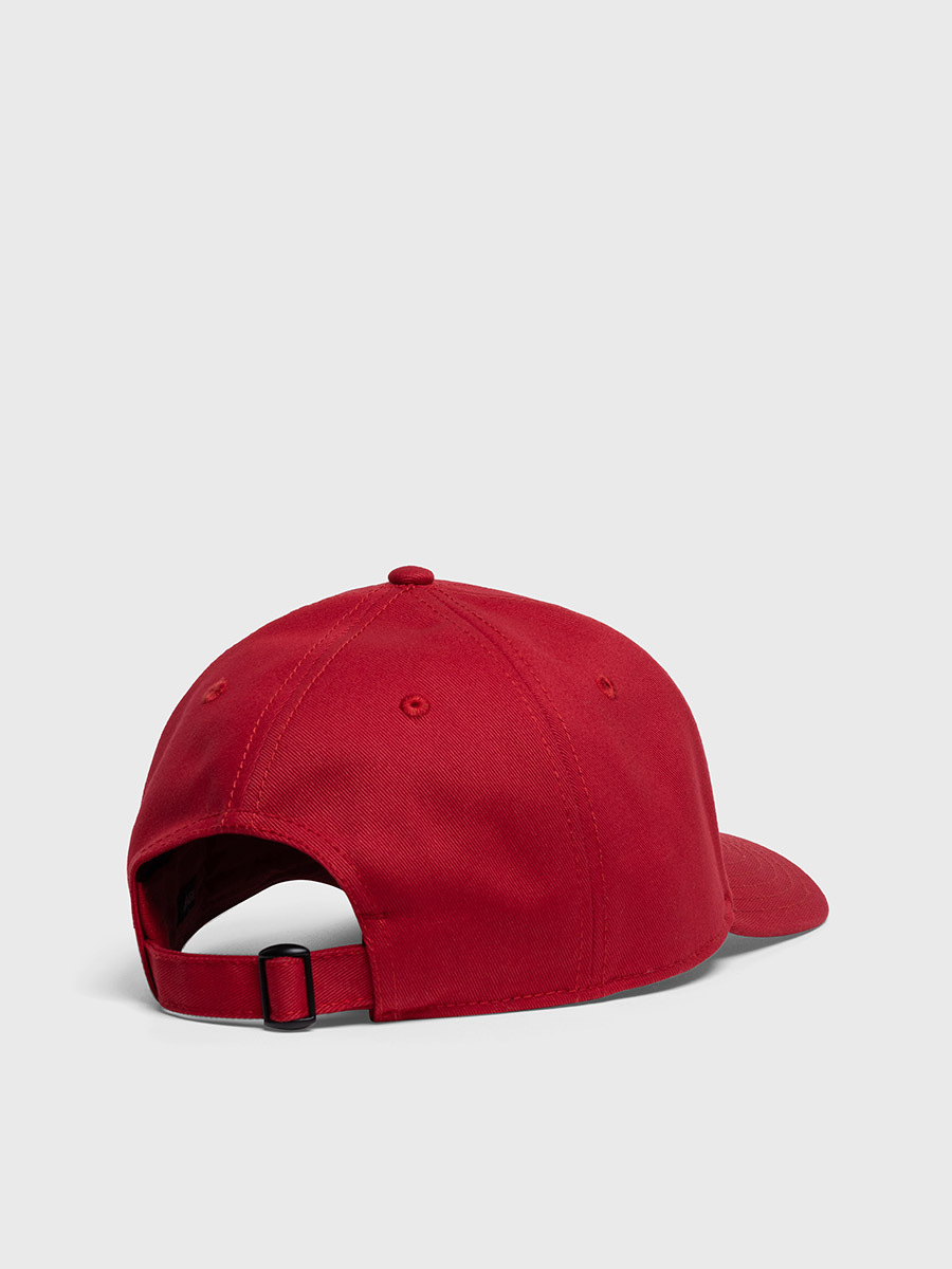 紅色REPLAY文字刺繡棒球帽